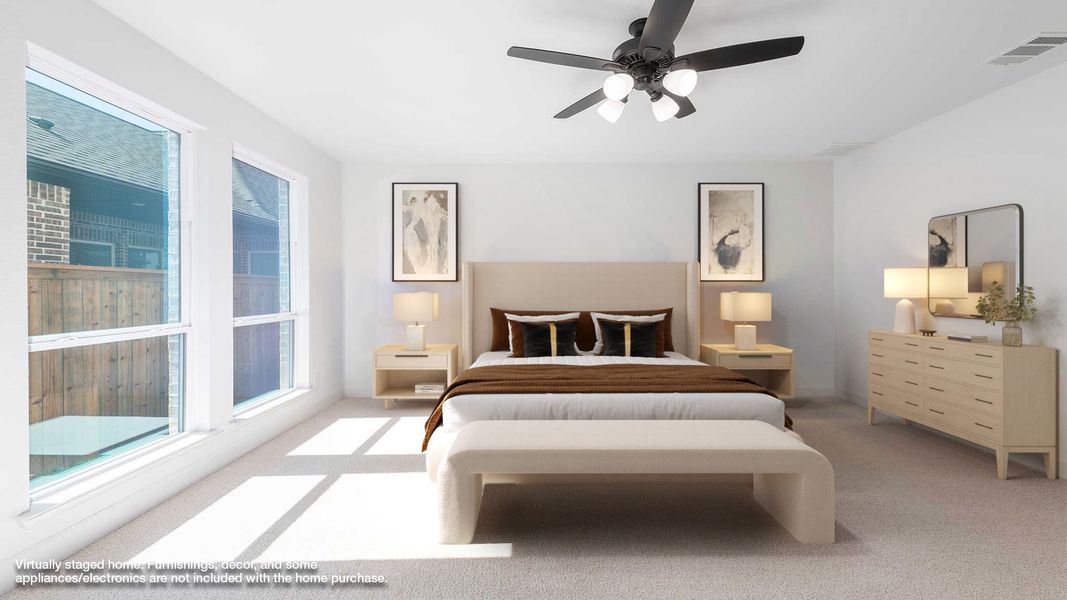 Furnished interior view inside a new home in The Parks at Wilson Creek, Celina (Image 7).