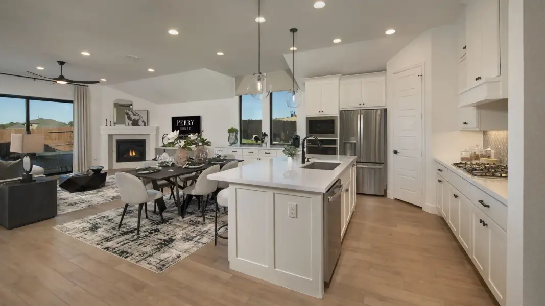 Furnished interior view inside a new home in Mayfair, New Braunfels (Image 18). Furnished interior view inside a new home in Mayfair, New Braunfels (Image 18).