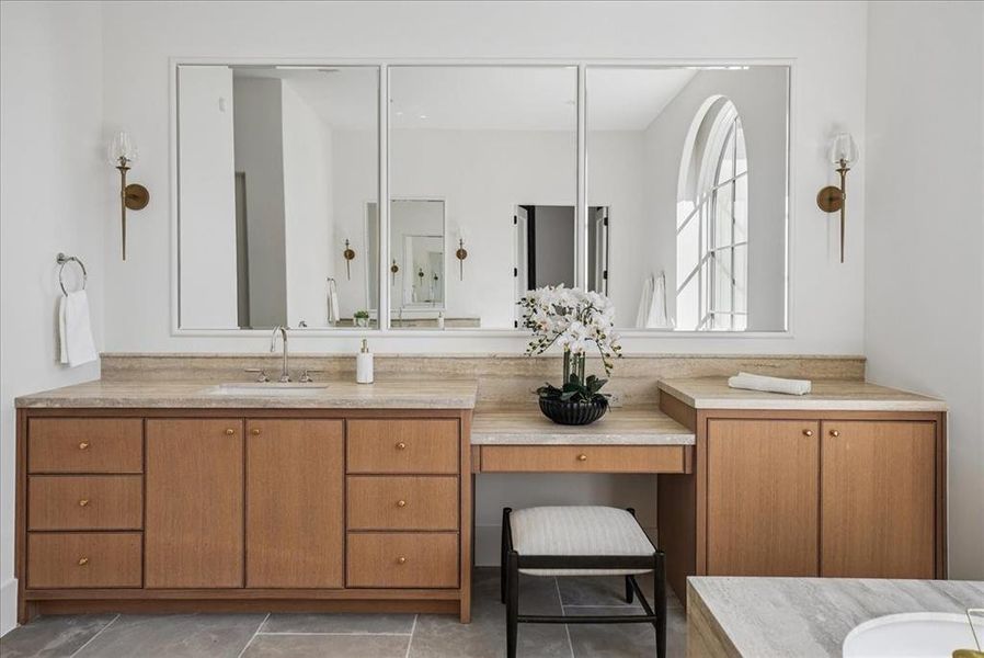 Furnished interior view inside a new home in , Dallas (Image 14).