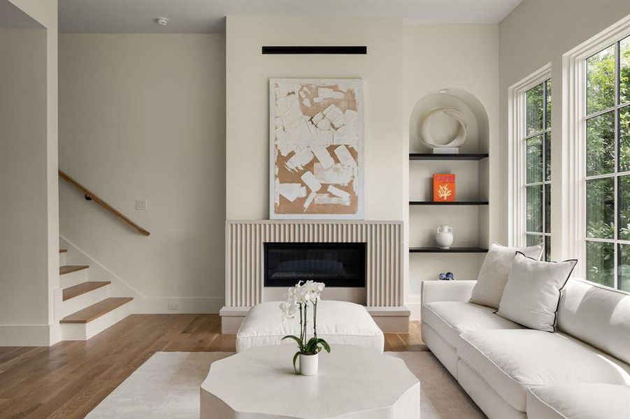 Furnished interior view inside a new home in , Dallas (Image 11).