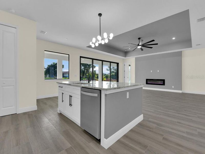 Furnished interior view inside a new home in , Cape Coral (Image 27).