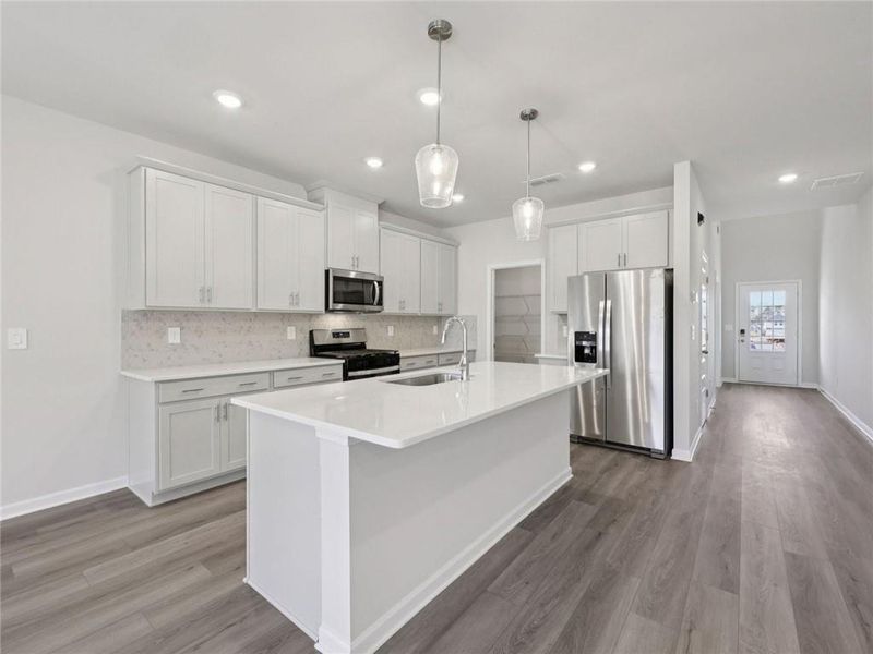 Furnished interior view inside a new home in , Lawrenceville (Image 8).