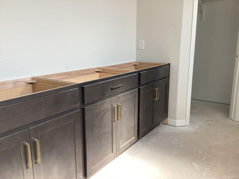 In-progress construction of a new home in The Cottages at Lariat, Liberty Hill, TX (Image 21).