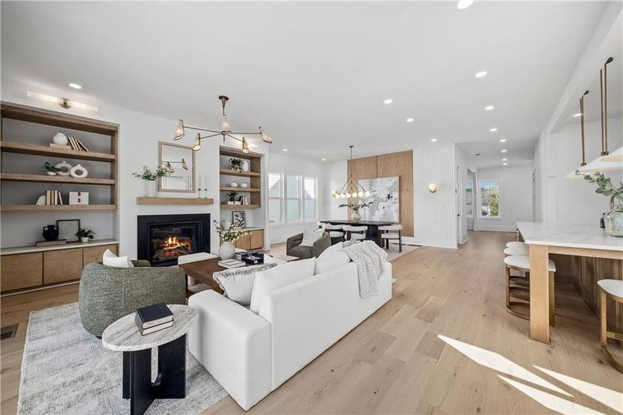 Furnished interior view inside a new home in Echo at Crabapple, Milton (Image 15).
