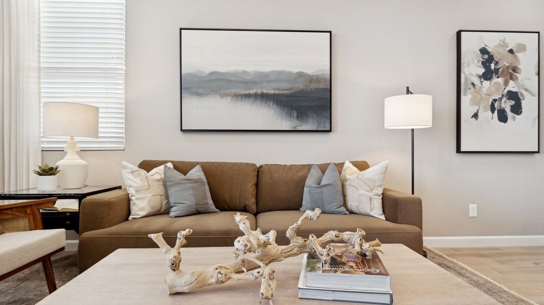 Furnished interior view inside a new home in The Buttes at Mystic, Peoria (Image 8).