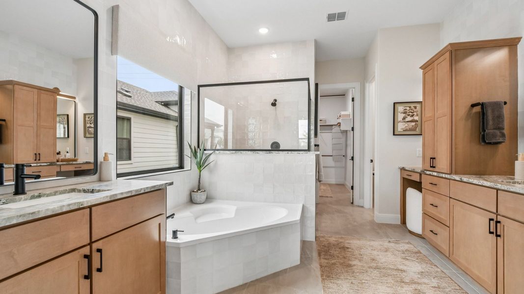 Representative furnished interior of a home built from the Elm by DRB Homes in Infinity Square, Kyle (Image 30). Representative furnished interior of a home built from the Elm by DRB Homes in Infinity Square, Kyle (Image 30).