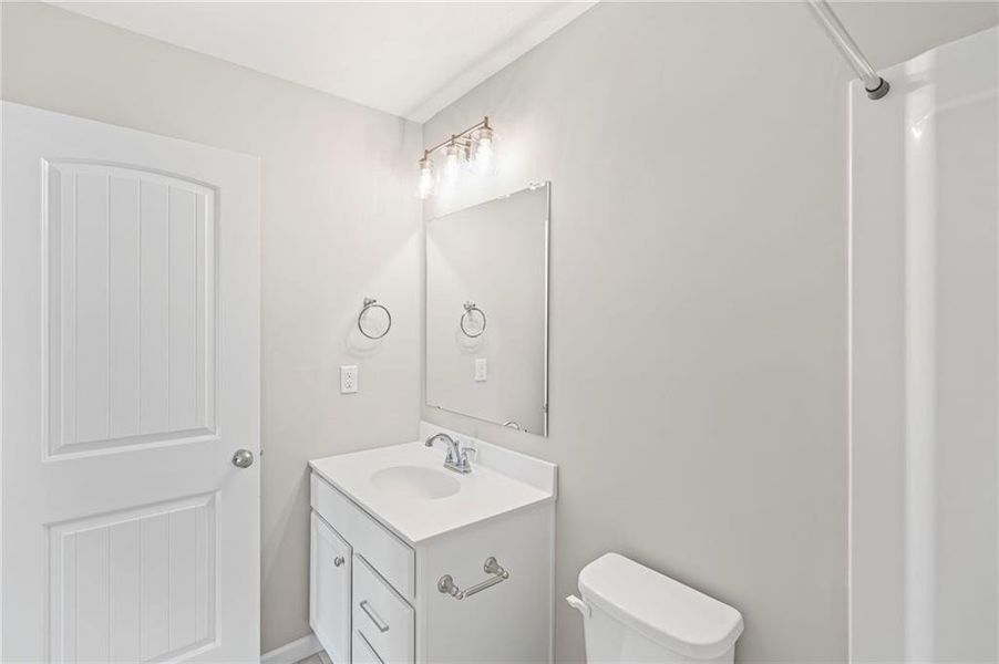 Furnished interior view inside a new home in Villas at Gold Creek, Dawsonville (Image 9).