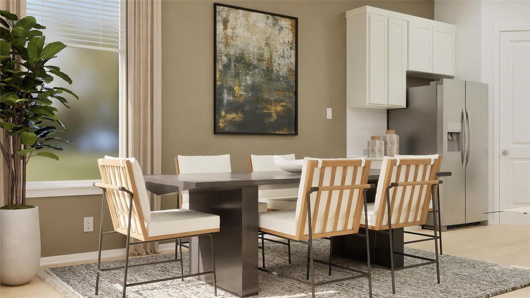 Furnished interior view inside a new home in The Highlands, Porter (Image 14). Furnished interior view inside a new home in The Highlands, Porter (Image 14).