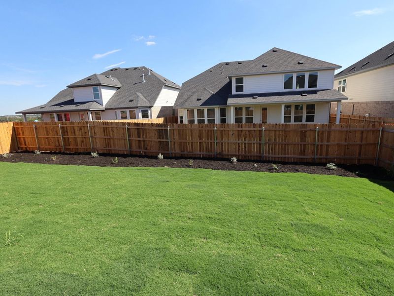 Exterior details and patio area of a home in Edgewood, Leander (Image 17). Exterior details and patio area of a home in Edgewood, Leander (Image 17).