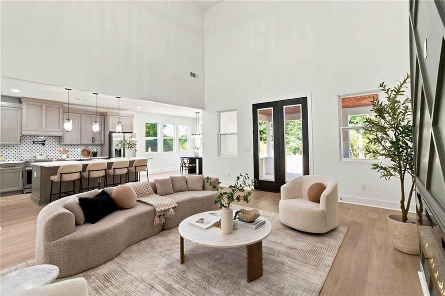 Furnished interior view inside a new home in , Griffin (Image 14).