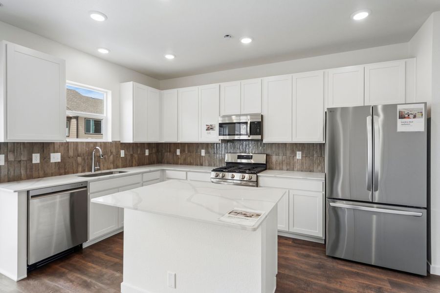 Furnished interior view inside a new home in Union Colony West, Greeley (Image 7).