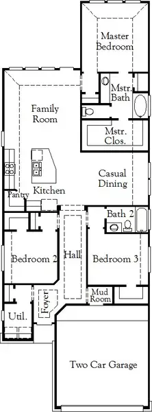 2D floor plan layout of this home in The Meadows at Imperial Oaks, Spring, TX (Image 3). 2D floor plan layout of this home in The Meadows at Imperial Oaks, Spring, TX (Image 3).