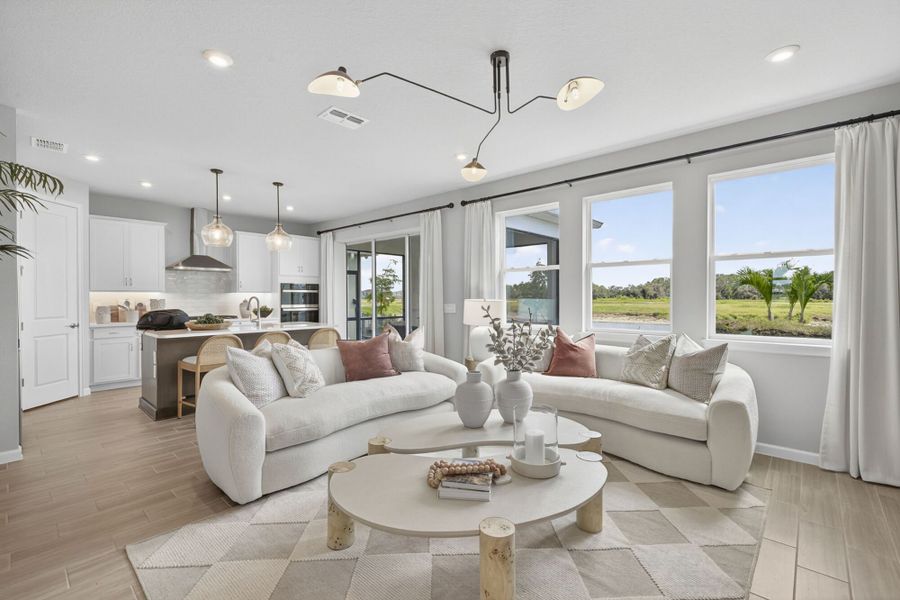 Representative furnished interior of a home built from the Woodruff by Mattamy Homes in Summerlit, Naples (Image 8).