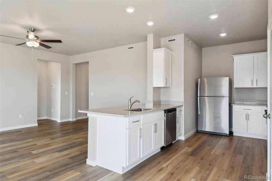 Furnished interior view inside a new home in Bennett Ranch, Bennett (Image 4).