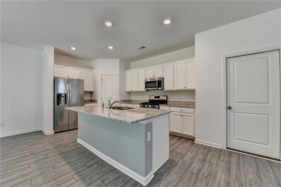 Furnished interior view inside a new home in , Braselton (Image 10).