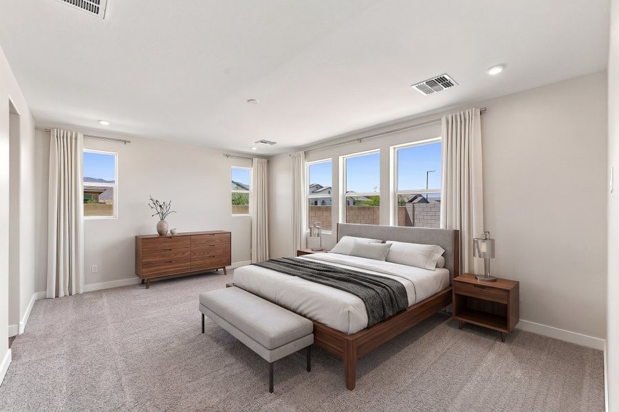 Furnished interior view inside a new home in Marbella at Windrose, Waddell (Image 8). Furnished interior view inside a new home in Marbella at Windrose, Waddell (Image 8).