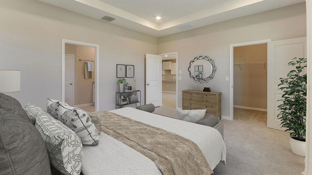 Furnished interior view inside a new home in Legacy Preserve, Parrish (Image 8). Furnished interior view inside a new home in Legacy Preserve, Parrish (Image 8).