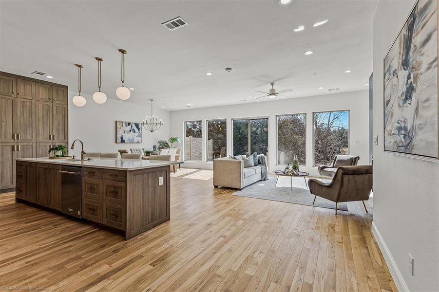 Furnished interior view inside a new home in , Heath (Image 10). Furnished interior view inside a new home in , Heath (Image 10).