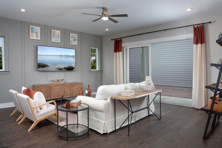 Furnished interior view inside a new home in Nexton – Midtown – The Garden Collection, Summerville (Image 10).