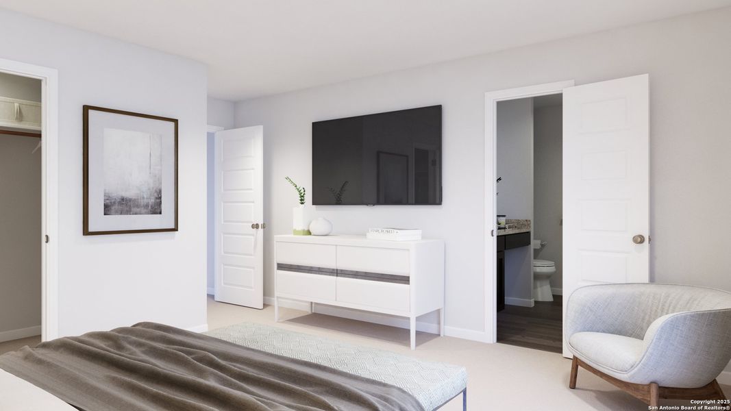 Furnished interior view inside a new home in Dauer Ranch, New Braunfels (Image 14).