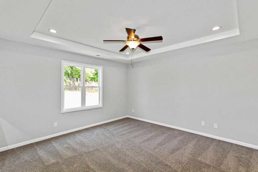 Representative unfurnished interior of a home built from the Nicklaus by RiverWILD Homes in Riverwood Ranch, Clayton (Image 23).