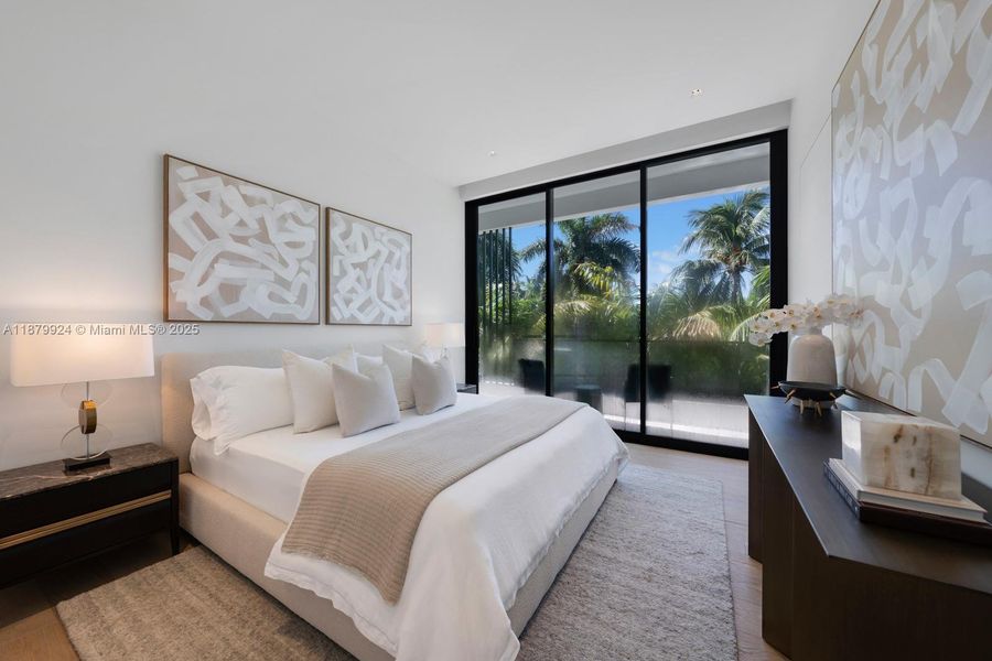 Furnished interior view inside a new home in , Miami Beach (Image 33).