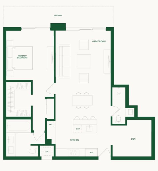 2D floor plan layout for the TYPE S by Aria Development Group in 2200 Brickell, Miami, FL (Image 1). 2D floor plan layout for the TYPE S by Aria Development Group in 2200 Brickell, Miami, FL (Image 1).