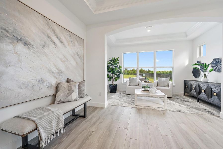 Furnished interior view inside a new home in , Jupiter (Image 5).