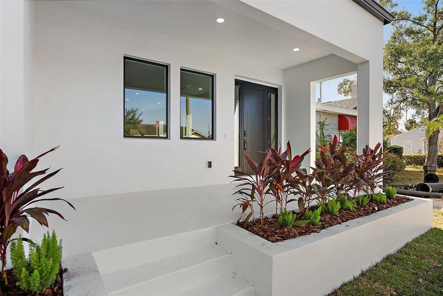 Exterior details and patio area of a home in , Tampa (Image 4). Exterior details and patio area of a home in , Tampa (Image 4).