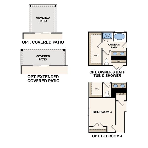 2D floor plan layout for the Harper by Century Communities in Canebrake at Hickory Hills, Old Hickory, TN (Image 6). 2D floor plan layout for the Harper by Century Communities in Canebrake at Hickory Hills, Old Hickory, TN (Image 6).