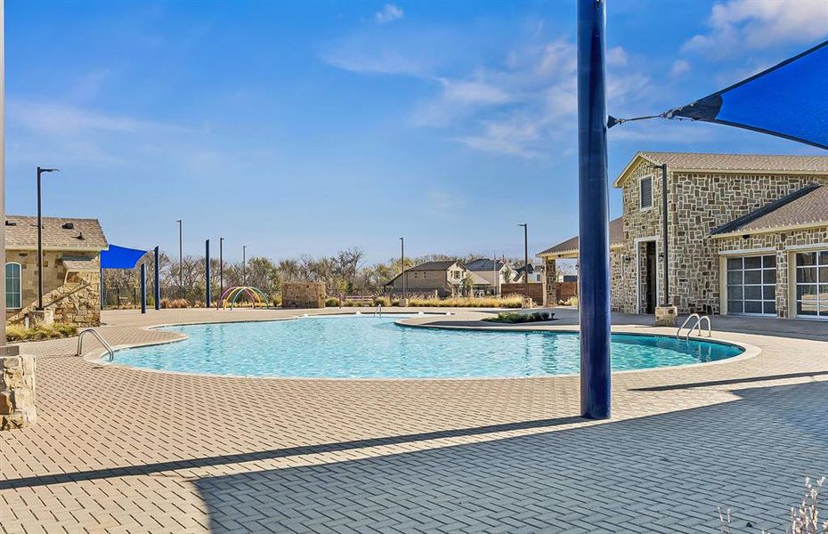 Sparkling Pool and Splash Pad