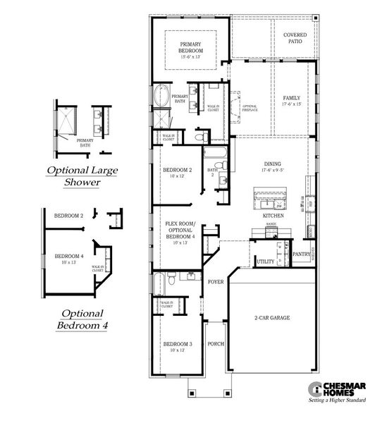 2D floor plan layout of this home in Beacon Point, Texas City, TX (Image 2).