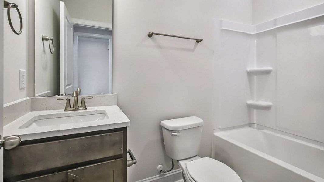 Representative furnished interior of a home built from the Gavin by D.R. Horton in Horton Park, Apex (Image 8).