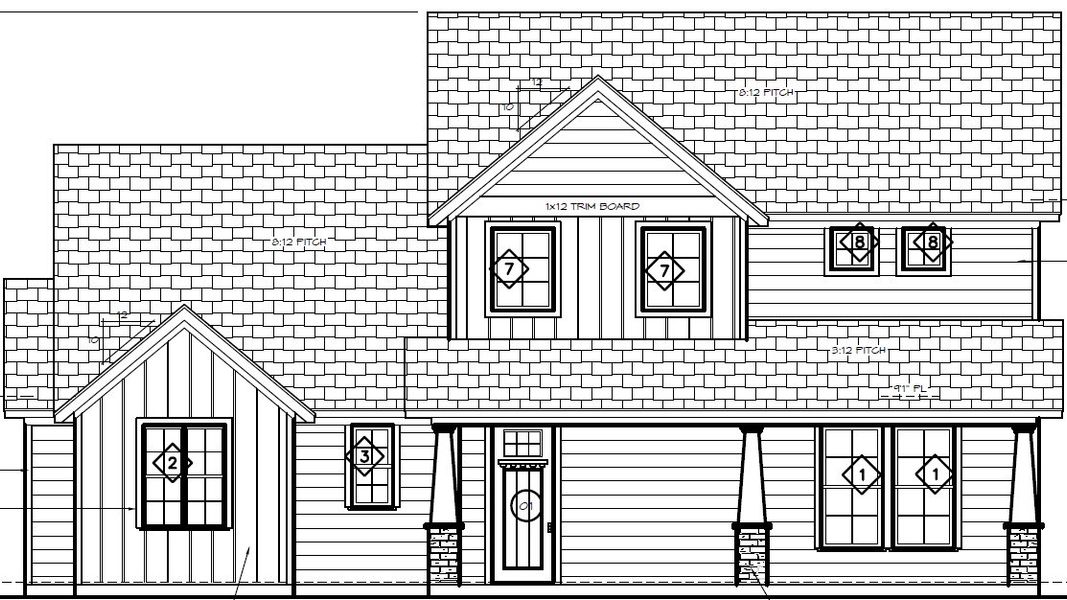 Representative exterior photo of a completed home built from the Emma by Heritage Towne in Heritage Towne, Grand Prairie, TX (Image 1). Representative exterior photo of a completed home built from the Emma by Heritage Towne in Heritage Towne, Grand Prairie, TX (Image 1).