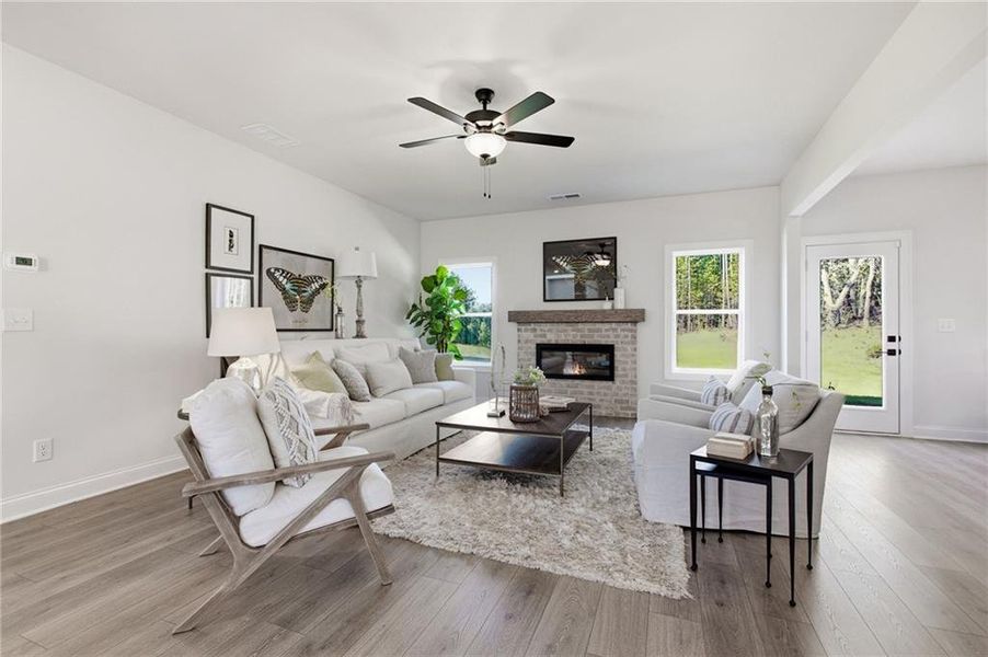 Furnished interior view inside a new home in , Ellenwood (Image 41).