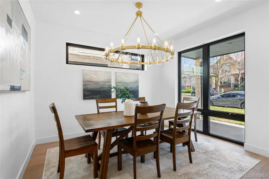 Furnished interior view inside a new home in , Denver (Image 33).