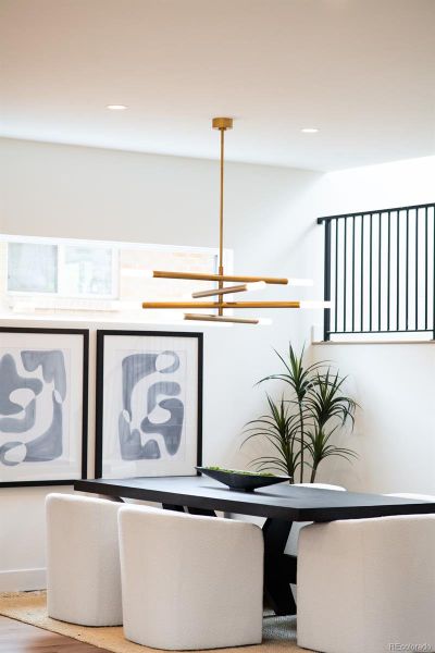 Furnished interior view inside a new home in , Denver (Image 42).