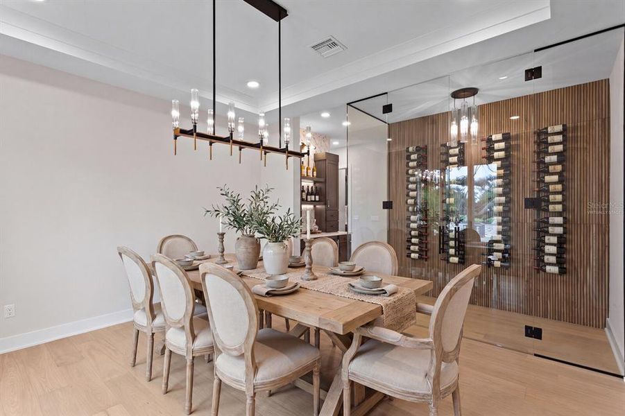 Furnished interior view inside a new home in , Tampa (Image 38).
