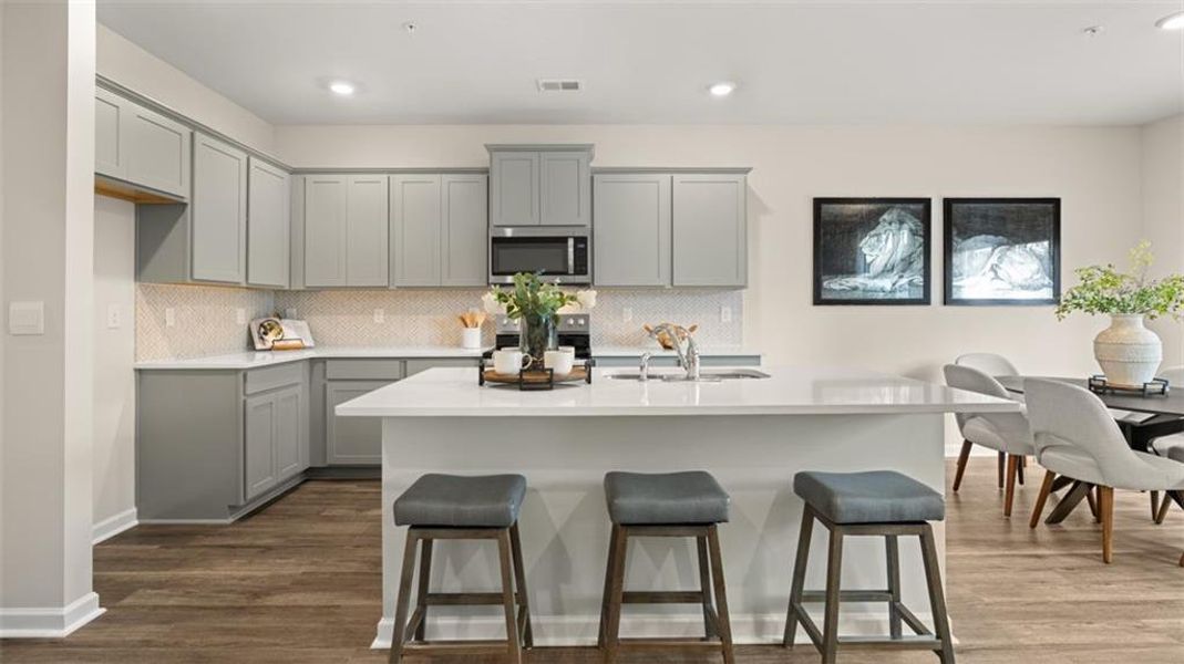 Furnished interior view inside a new home in Echo Glen, Stockbridge (Image 19).