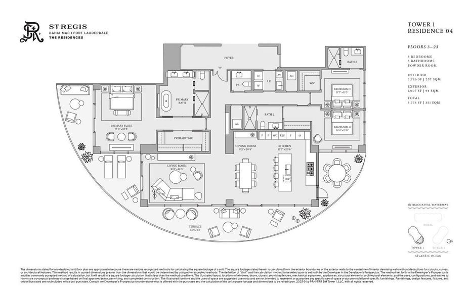 2D floor plan layout of this home in , Fort Lauderdale, FL (Image 5).