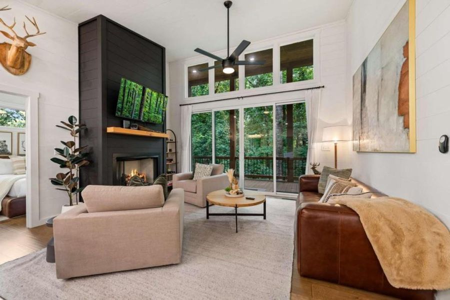 Furnished interior view inside a new home in , Morganton (Image 5).