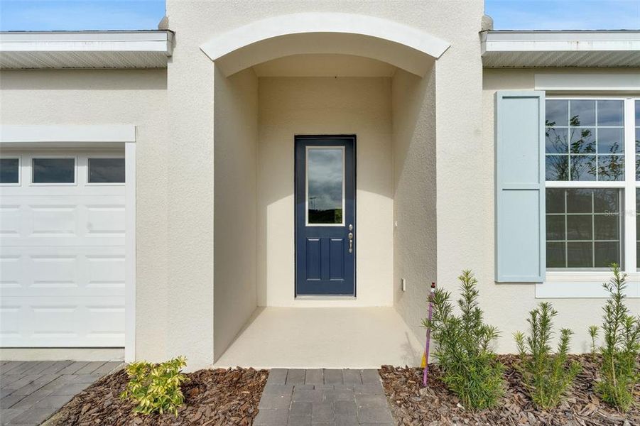 Exterior details and patio area of a home in Reserve at Hammock Oaks, Lady Lake (Image 4). Exterior details and patio area of a home in Reserve at Hammock Oaks, Lady Lake (Image 4).