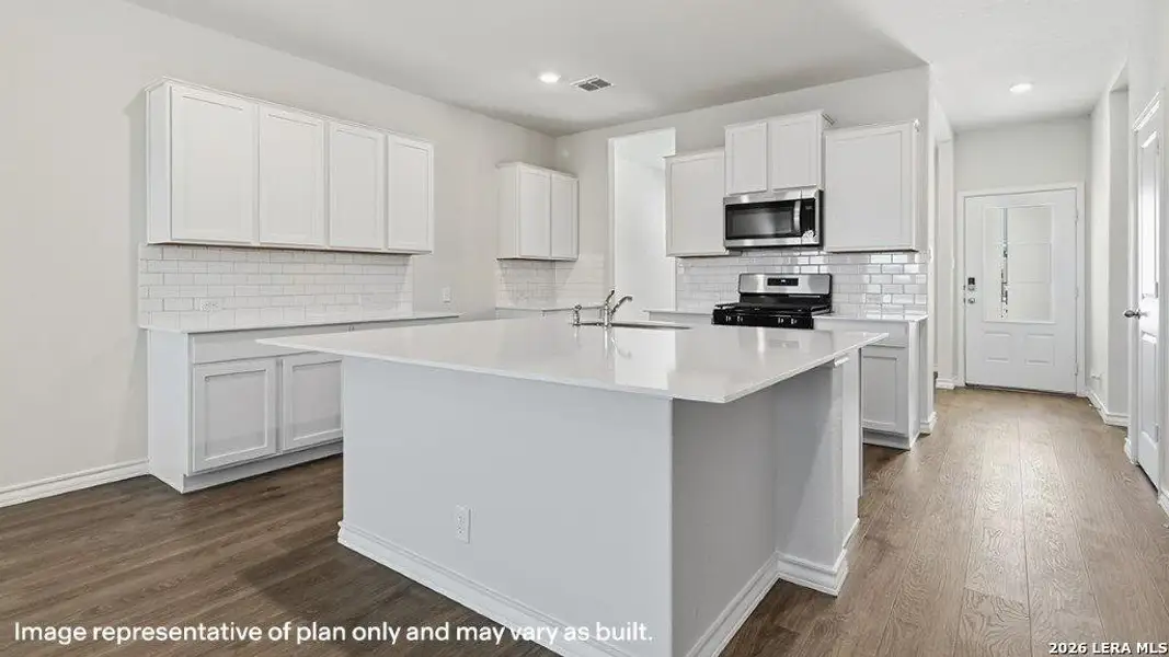 Furnished interior view inside a new home in Langdon, San Antonio (Image 6).
