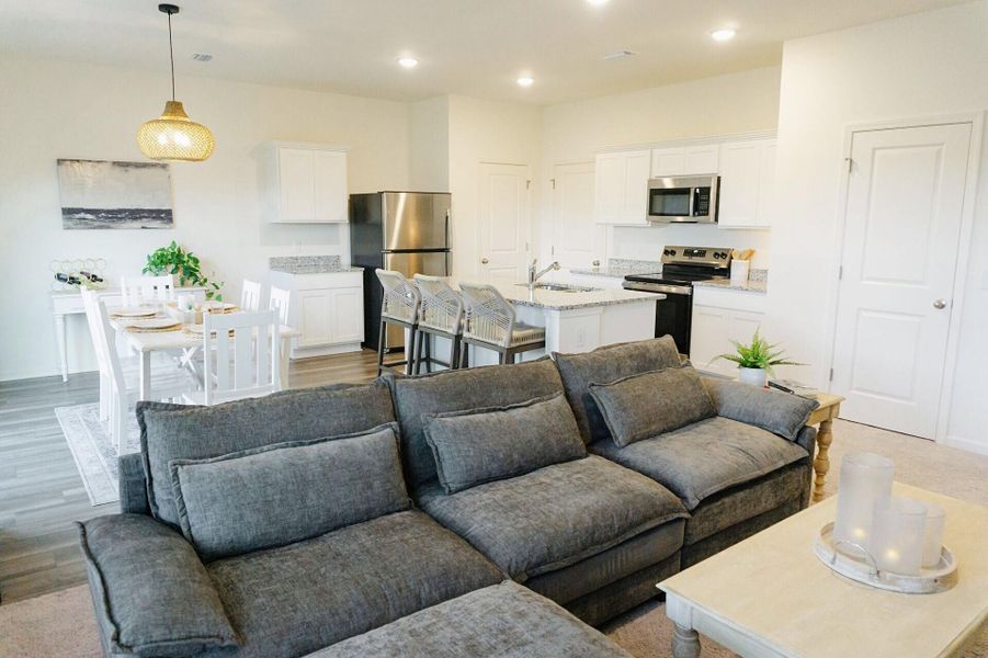 Furnished interior view inside a new home in , Summerville (Image 12). Furnished interior view inside a new home in , Summerville (Image 12).
