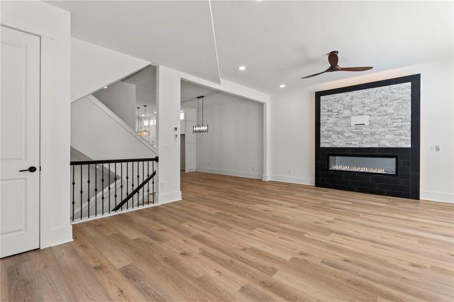 Spacious, unfurnished interior of a new home in , Stockbridge (Image 35).