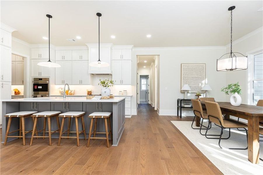 Furnished interior view inside a new home in , Atlanta (Image 16).