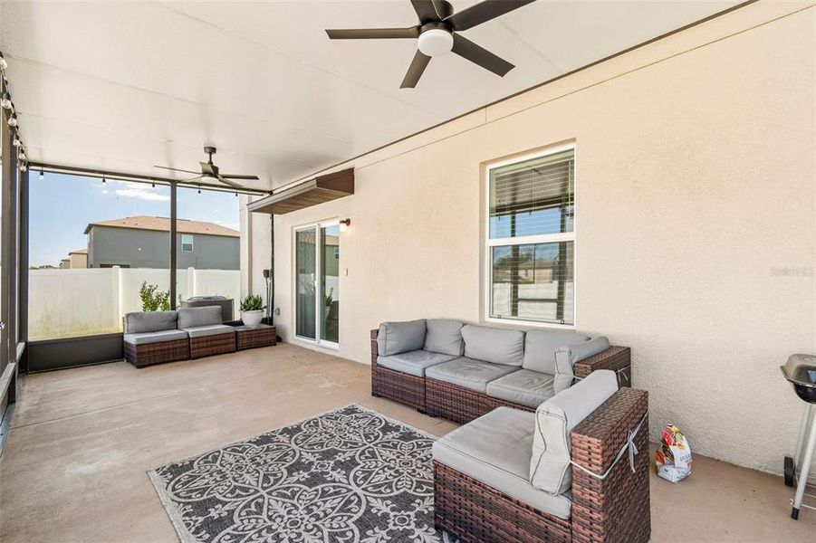 Exterior details and patio area of a home in , Zephyrhills (Image 23).
