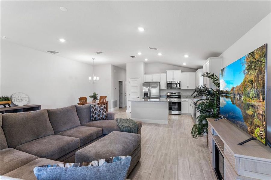 Furnished interior view inside a new home in Abbey Glen, Dade City (Image 17).