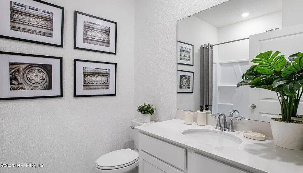 Furnished interior view inside a new home in , St. Johns (Image 12).