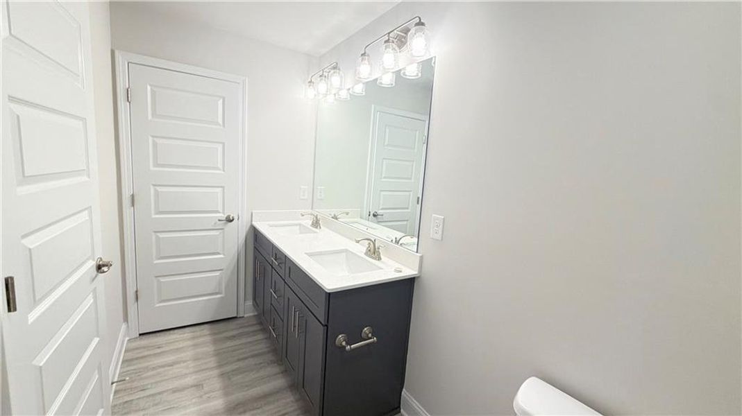 Furnished interior view inside a new home in Habersham Meadows, Demorest (Image 13).